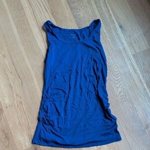 Motherhood Navy Scoop Neck Tank Top